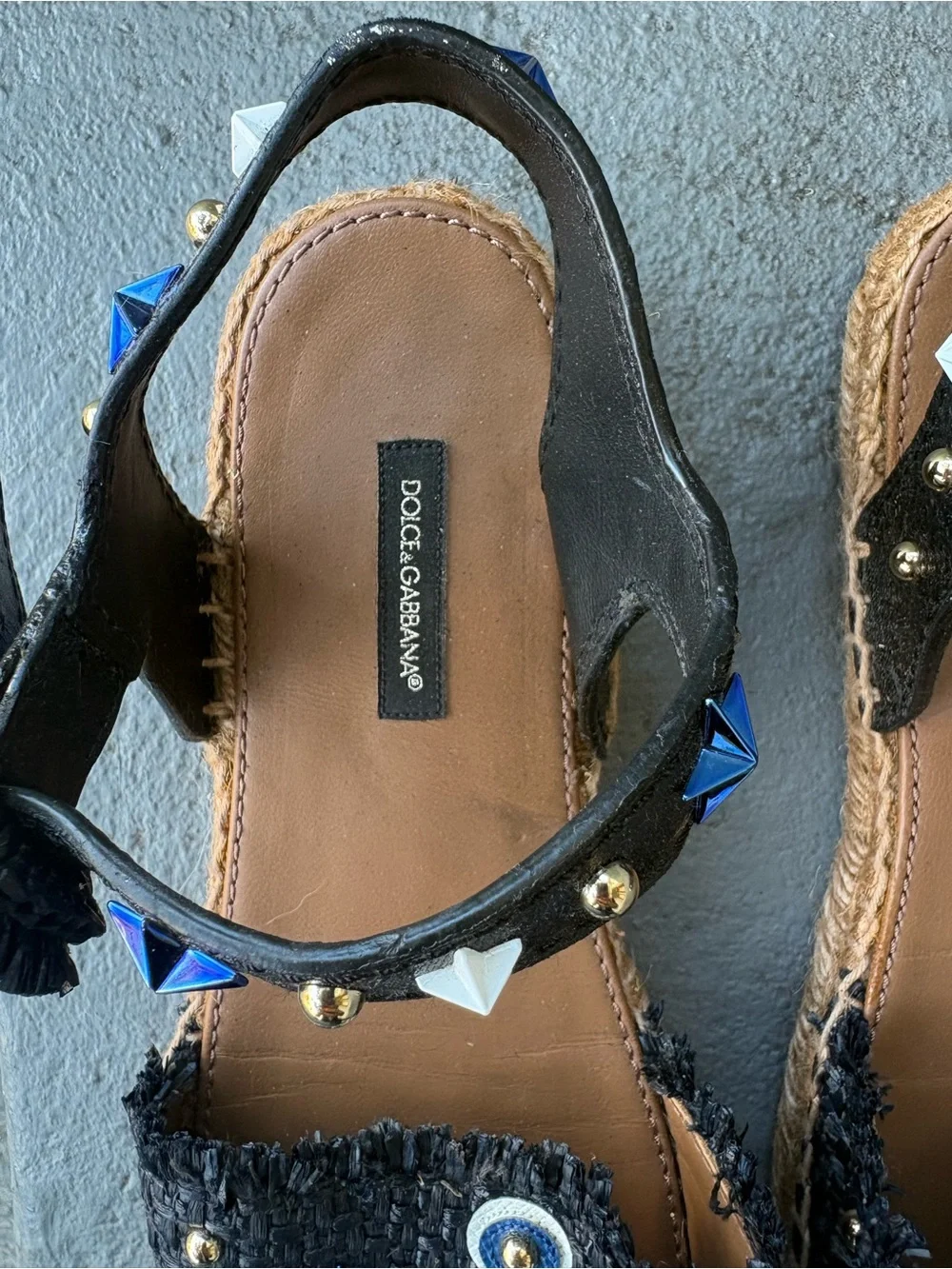 Dolce & Gabbana navy woven